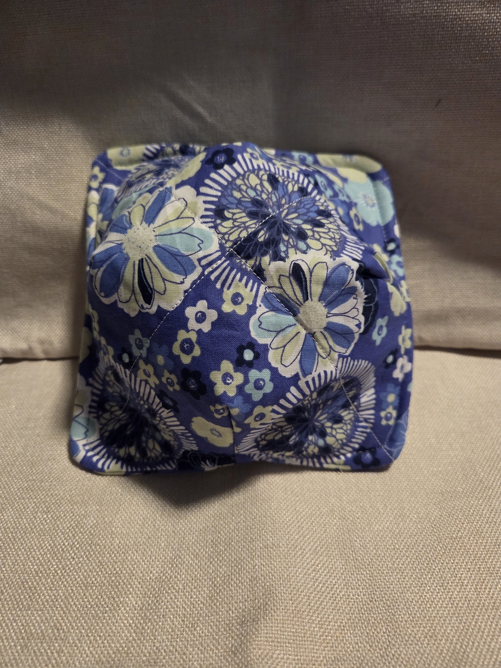 Bowl Cozies Set Of 4 Florsl Blues